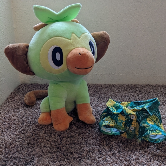 Grookey Build a Bear with Shirt - Picture 3 of 3